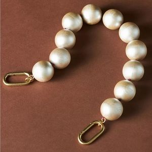NWT Clare V Jumbo Pearl Shortie Strap